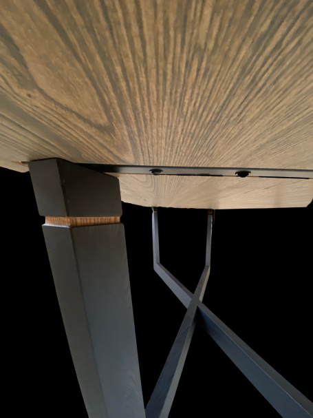 Grande table à manger artisanale Casta pour les repas en famille