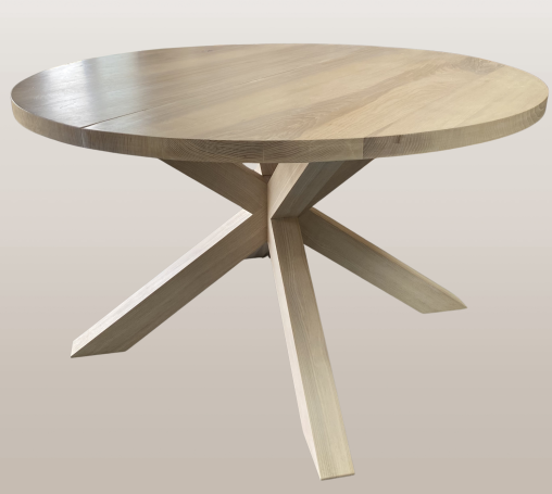 Plateau en frêne massif blanchi de la table Extensia